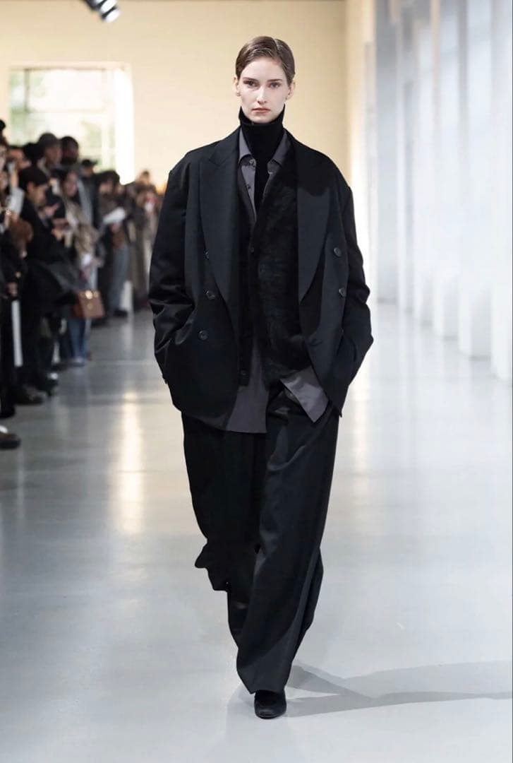 美品｜25AW 定番90/2ダブルジャケット 黒 ssstein