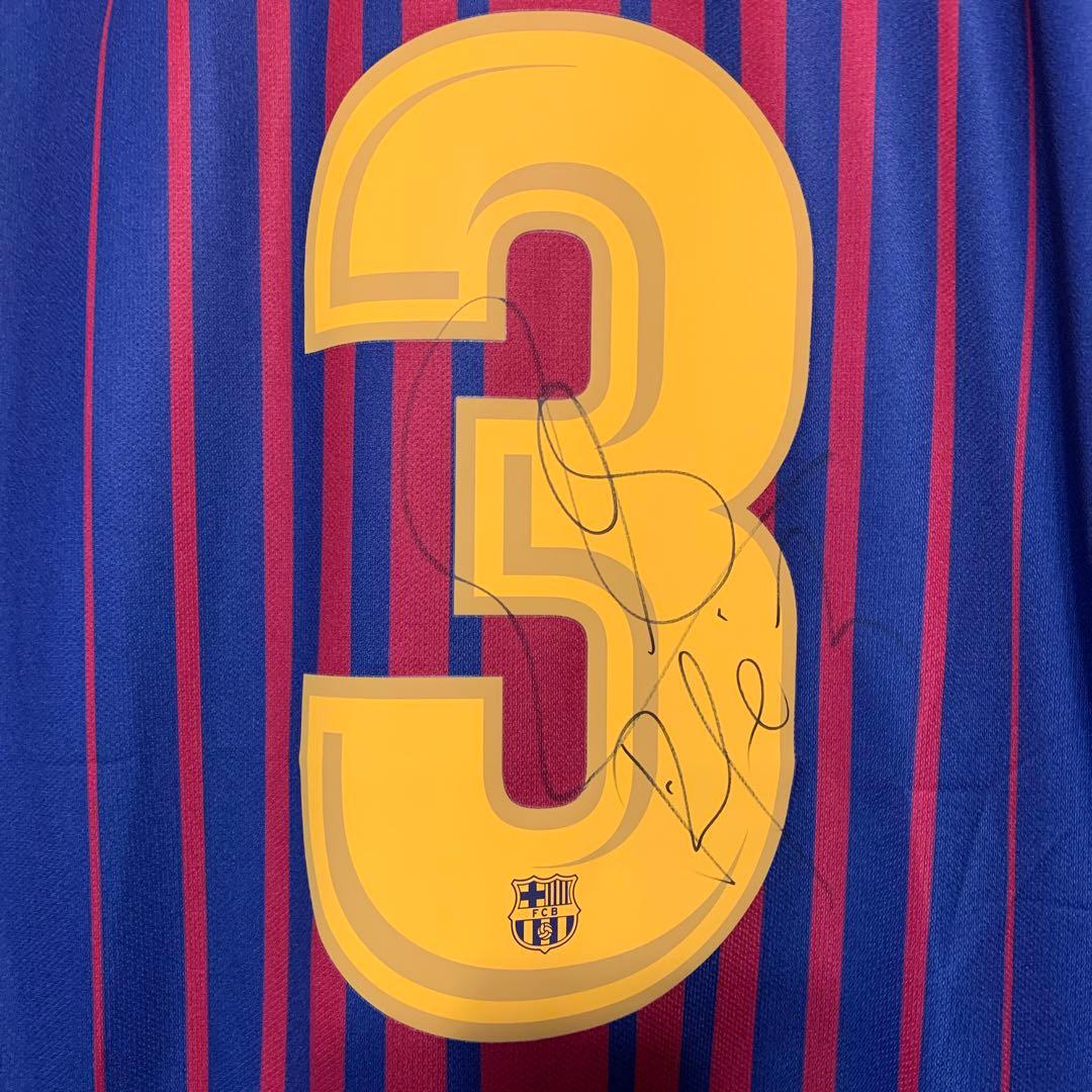 【ジェラール・ピケ直筆サイン入り】FCバルセロナユニフォーム
