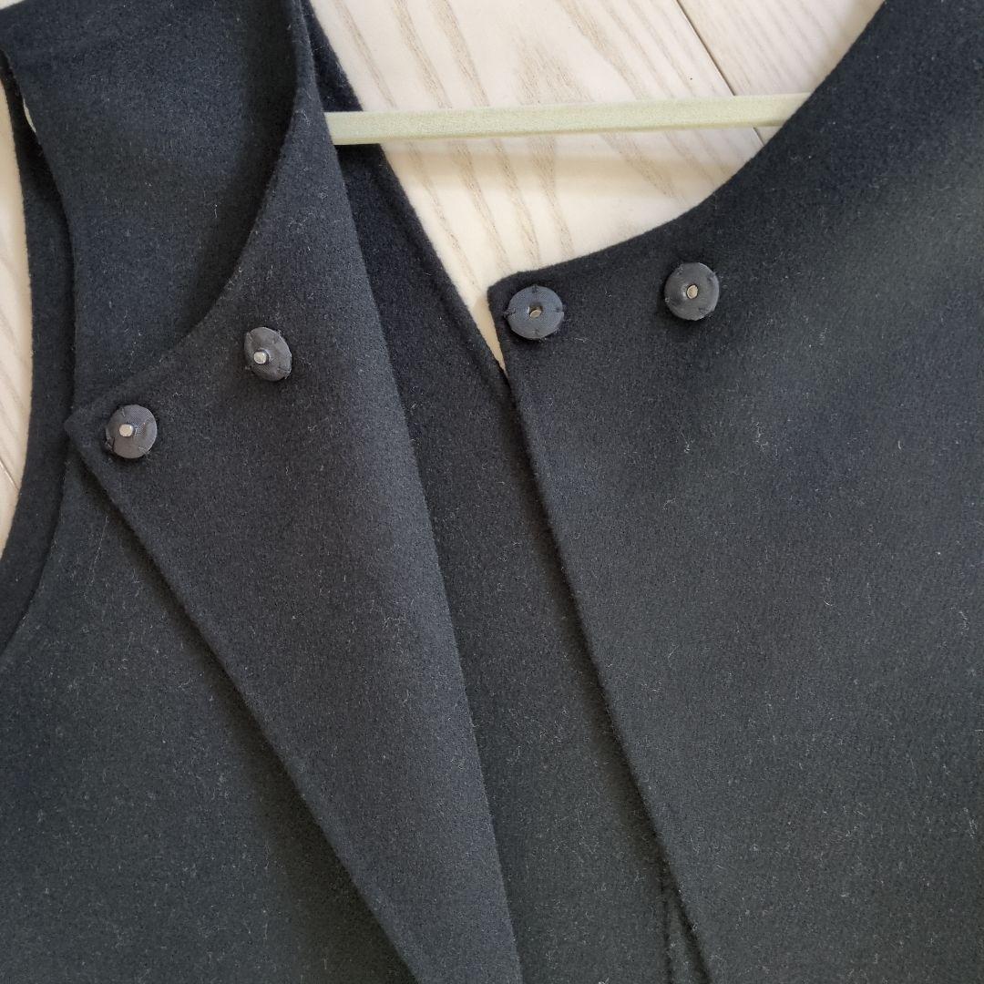 Na.e ナエ Reversible Wool Vest ブラック