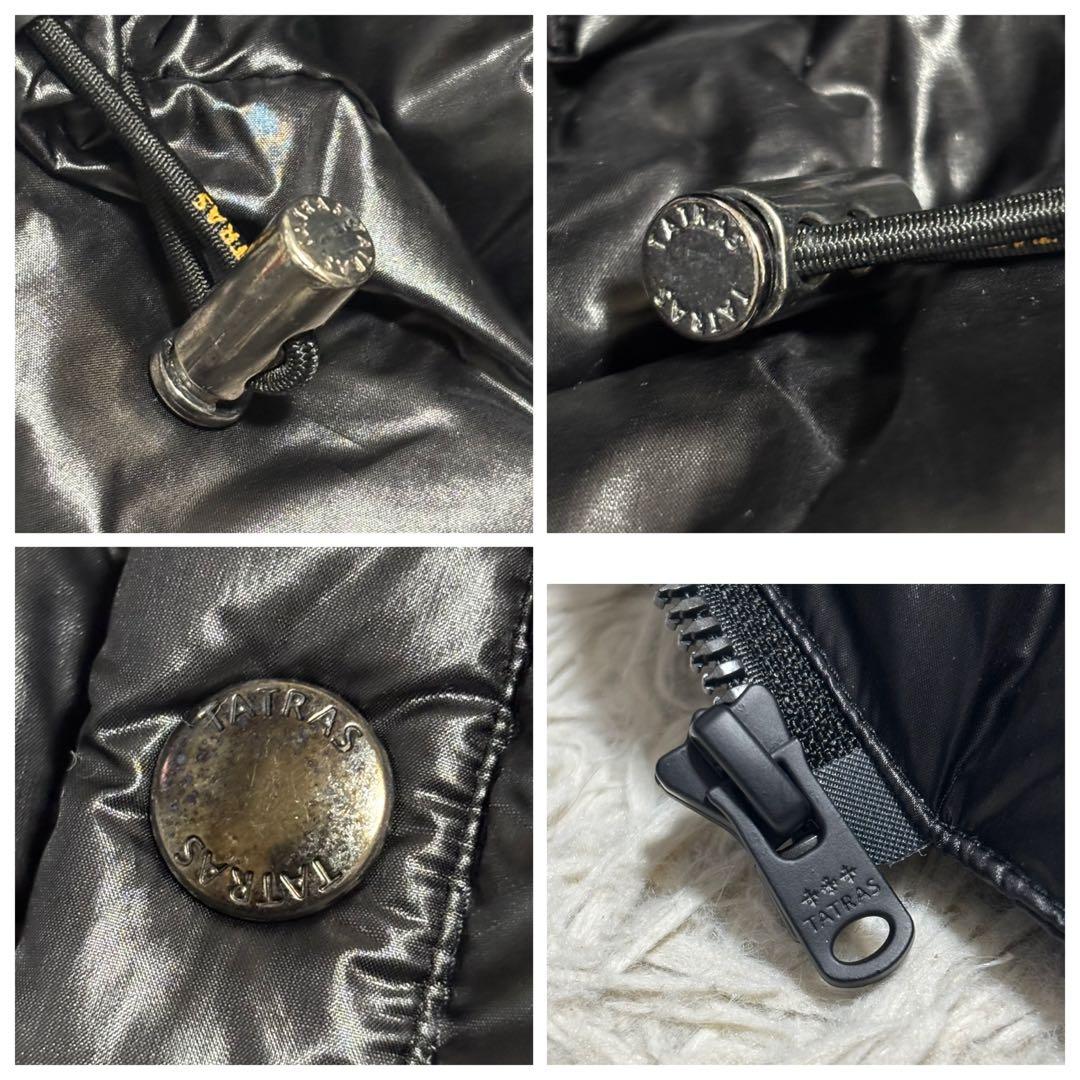 TATRAS BELBO ダウンジャケット ブラック 04 カード ハンガー付属