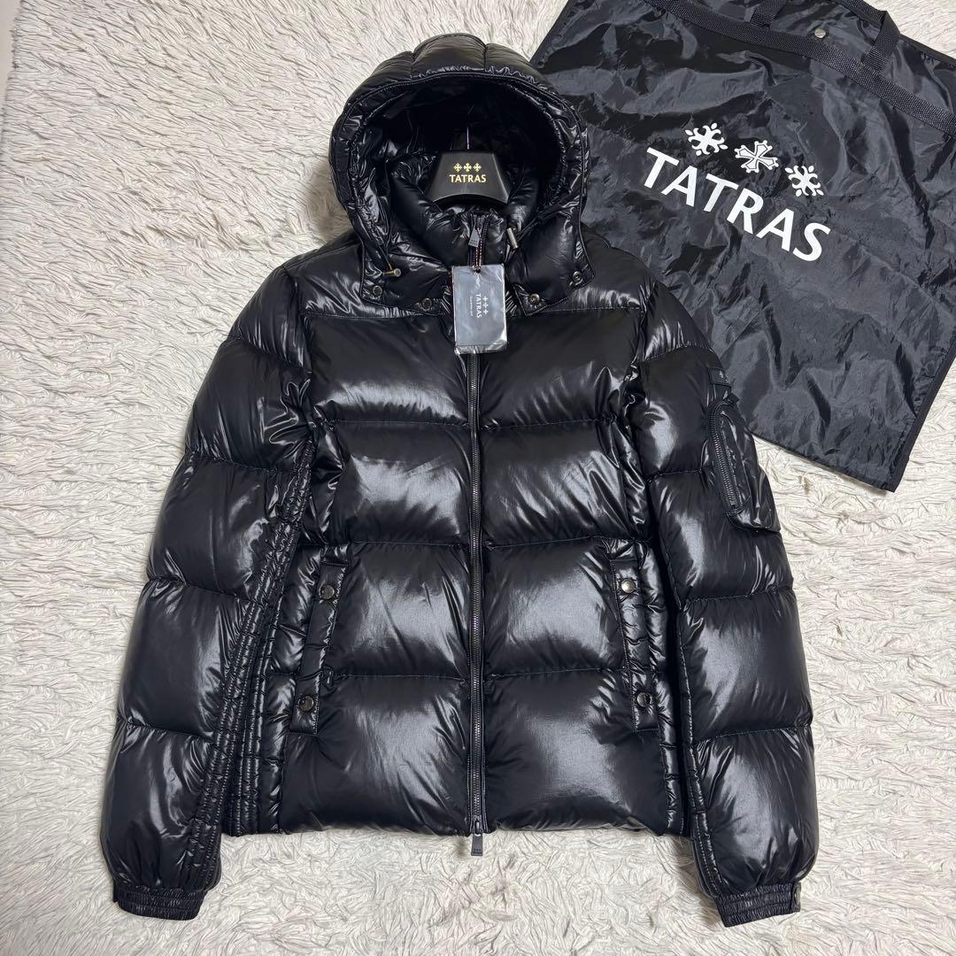 TATRAS BELBO ダウンジャケット ブラック 04 カード ハンガー付属