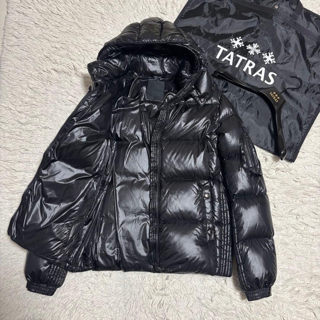 TATRAS BELBO ダウンジャケット ブラック 04 カード ハンガー付属