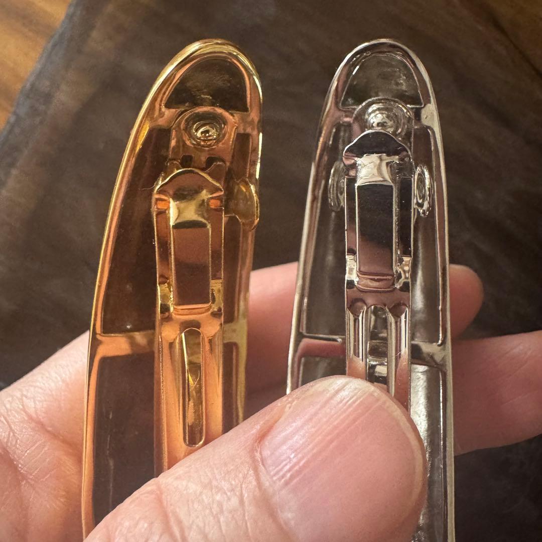 コレットマルーフ　バレッタ　メタル　シルバー