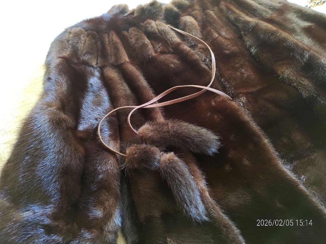 上品なお色♡最高級オーダー品　極美品ミンクコート　素敵なお袖