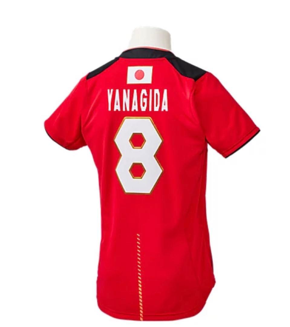 バレーボール　男子日本代表 オーセンティックシャツ　レッド　柳田将洋　Mサイズ