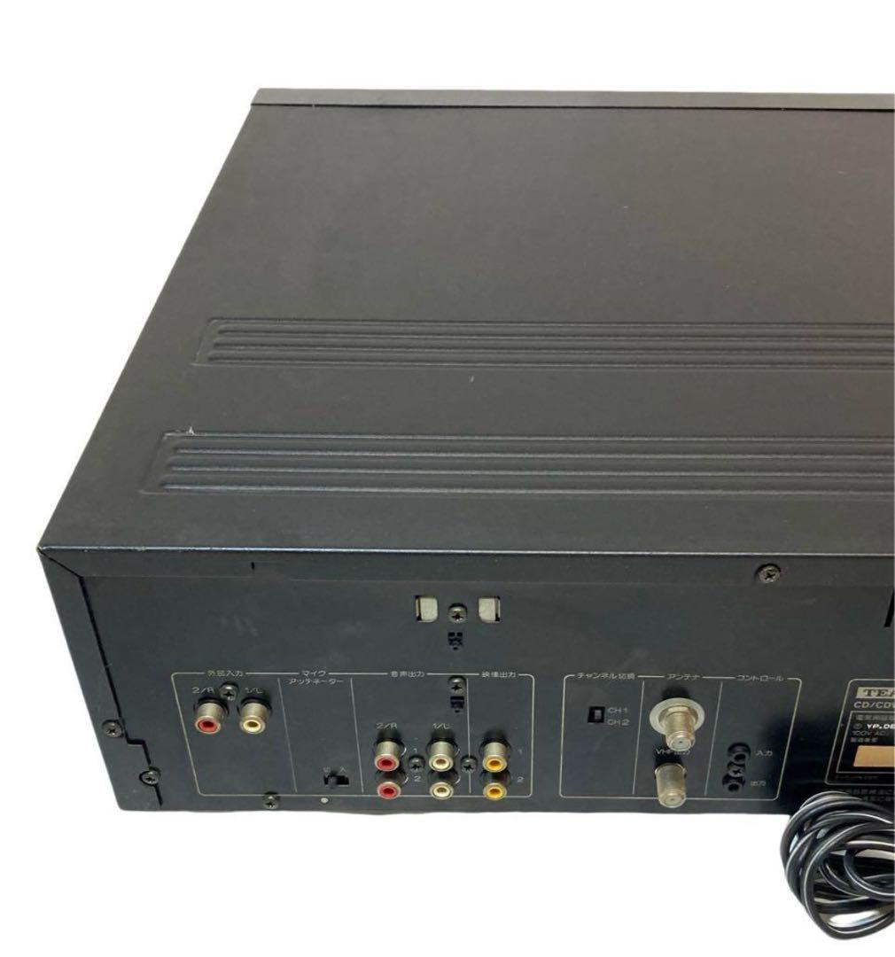 【LD/CD再生確認済】TEAC LV-3300K LDプレーヤー リモコン付き