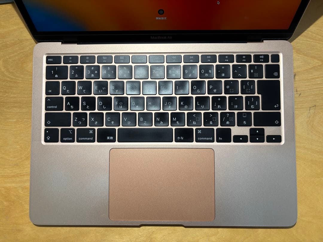 MacBook Air ピンクゴールド 日本語配列