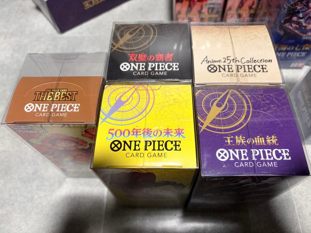 コメント必須　ワンピースカード未開封　BOX まとめ売り　正規品　全てテープ付き