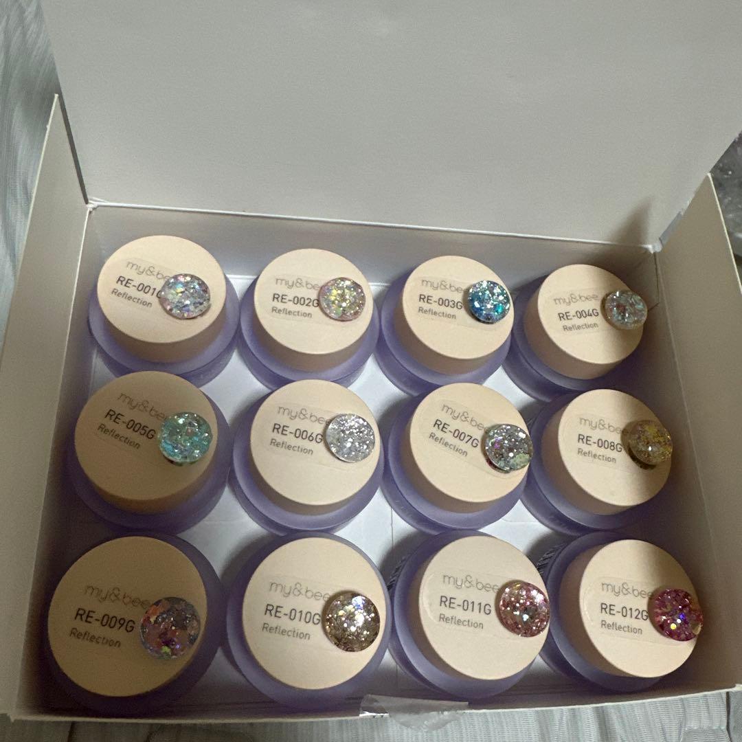 【美品】my&bee マイビー　リフレクションセット　12色