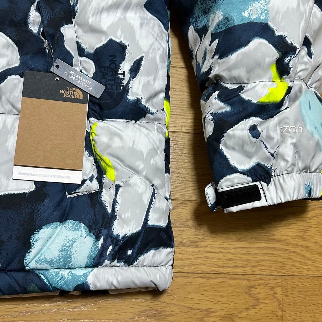 US ノースフェイス 1996レトロ ヌプシ　ダウンジャケット花柄XL