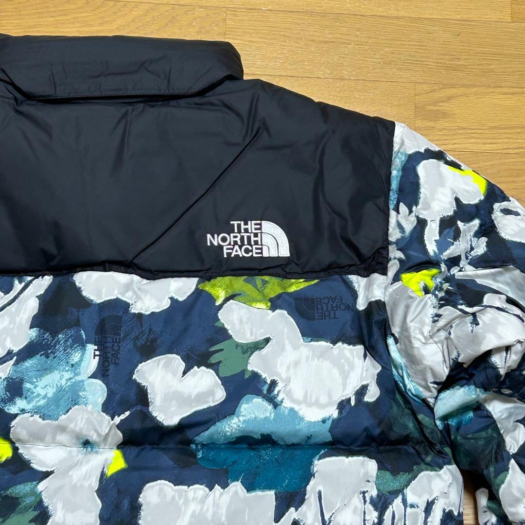 US ノースフェイス 1996レトロ ヌプシ　ダウンジャケット花柄XL