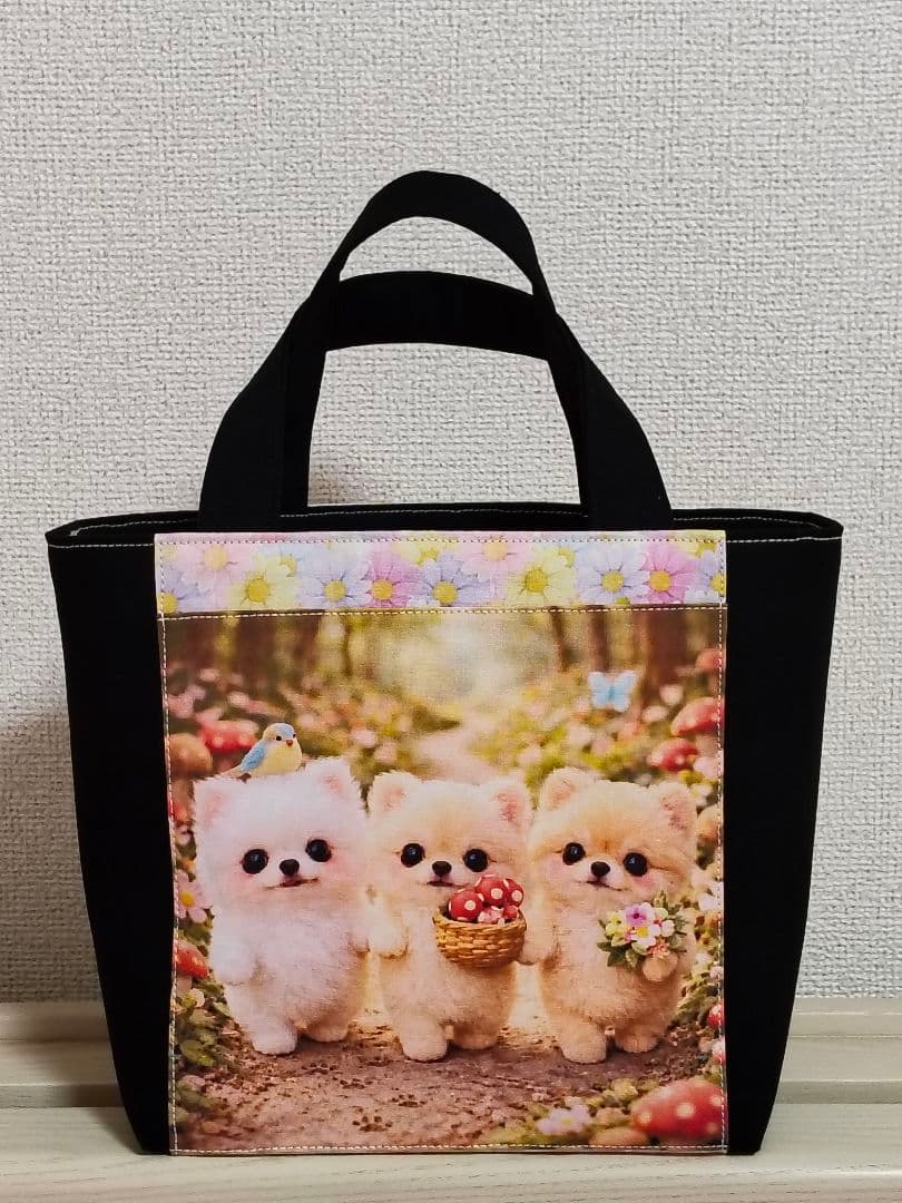 【受注制作】両面ミニトート2点、両面ミニトート（内側あり）1点