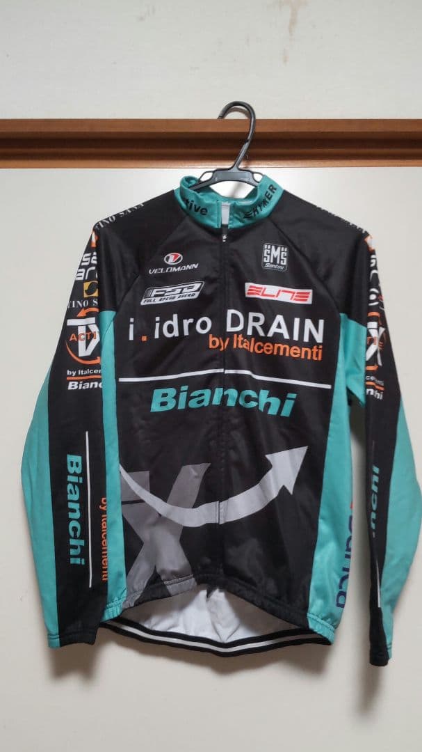 Bianchi i. サイクルジャケット長袖、半袖と ビブタイツセット、サイズM