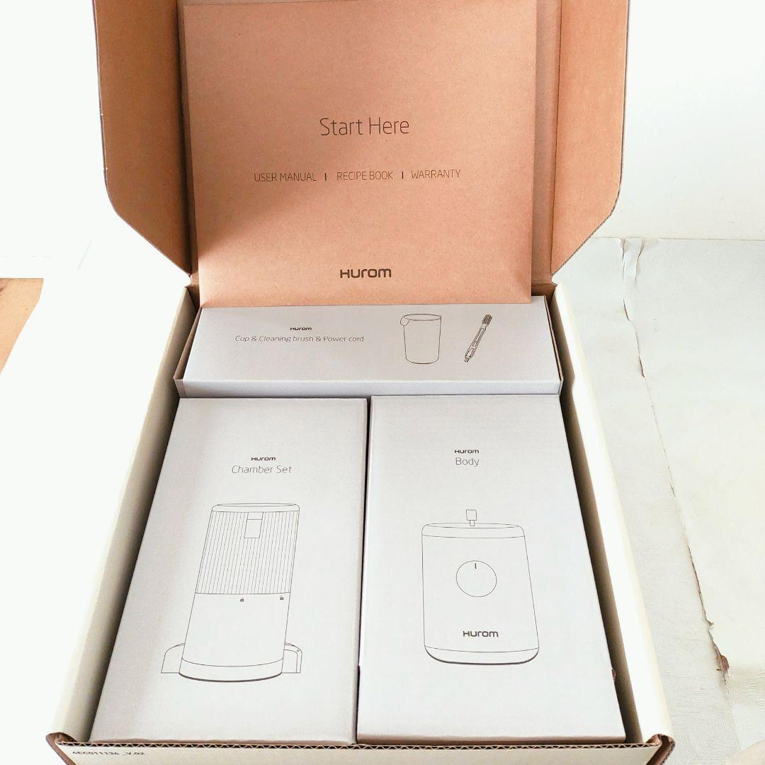 【未使用品】ヒューロム コールドプレスジューサー H310Aスロージューサー