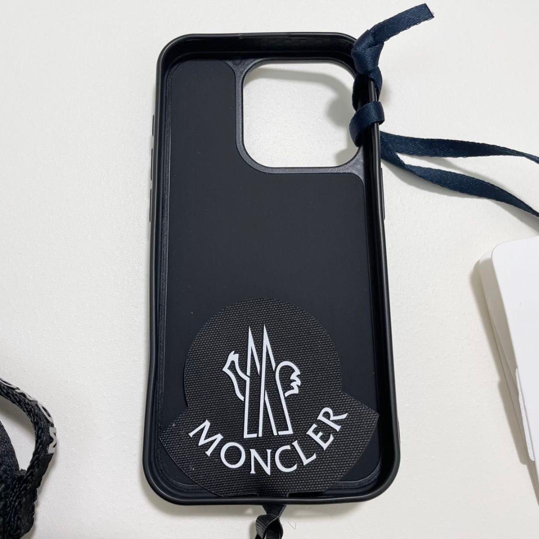 モンクレール iPhone15 Pro ケース キルティング 黒 新品未使用