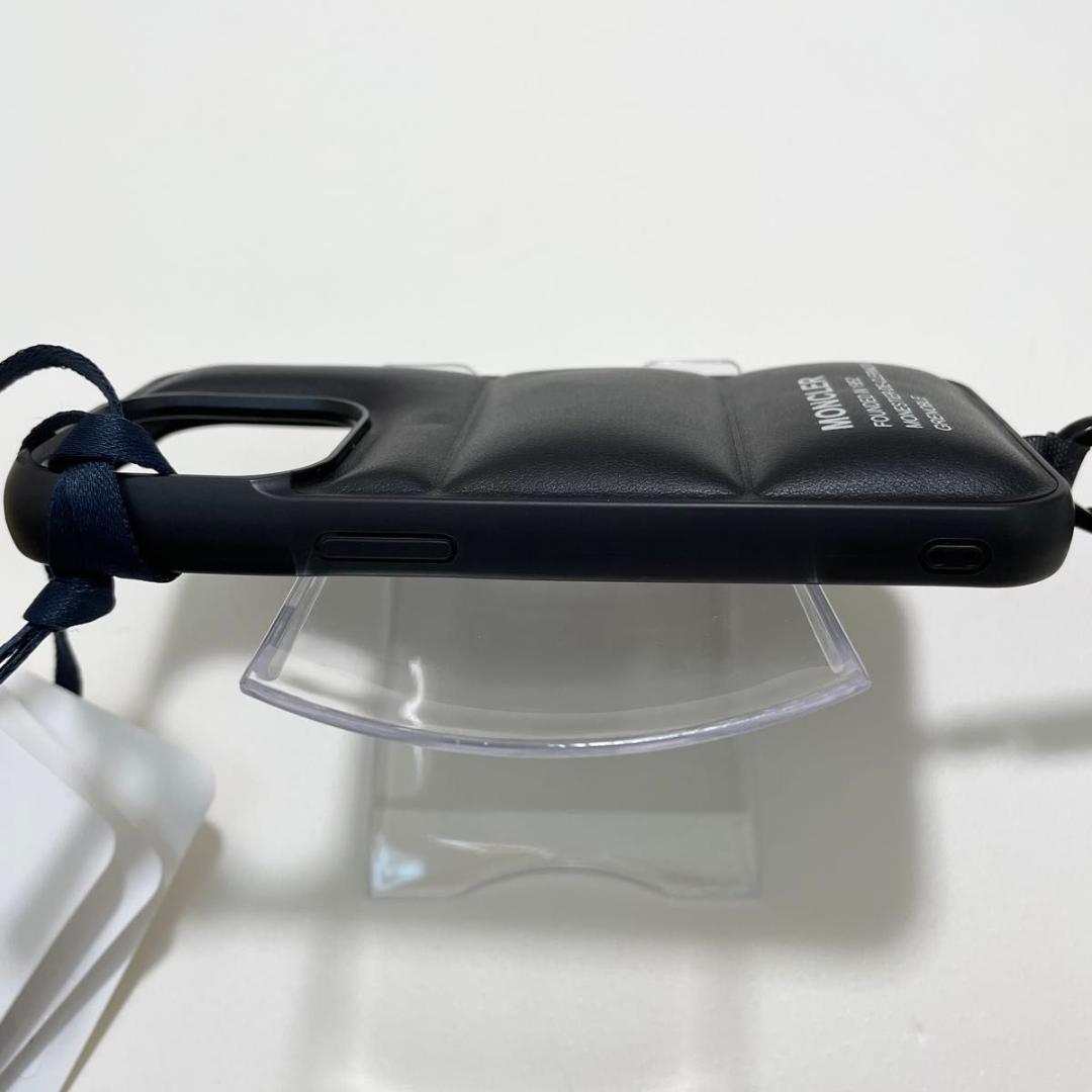 モンクレール iPhone15 Pro ケース キルティング 黒 新品未使用