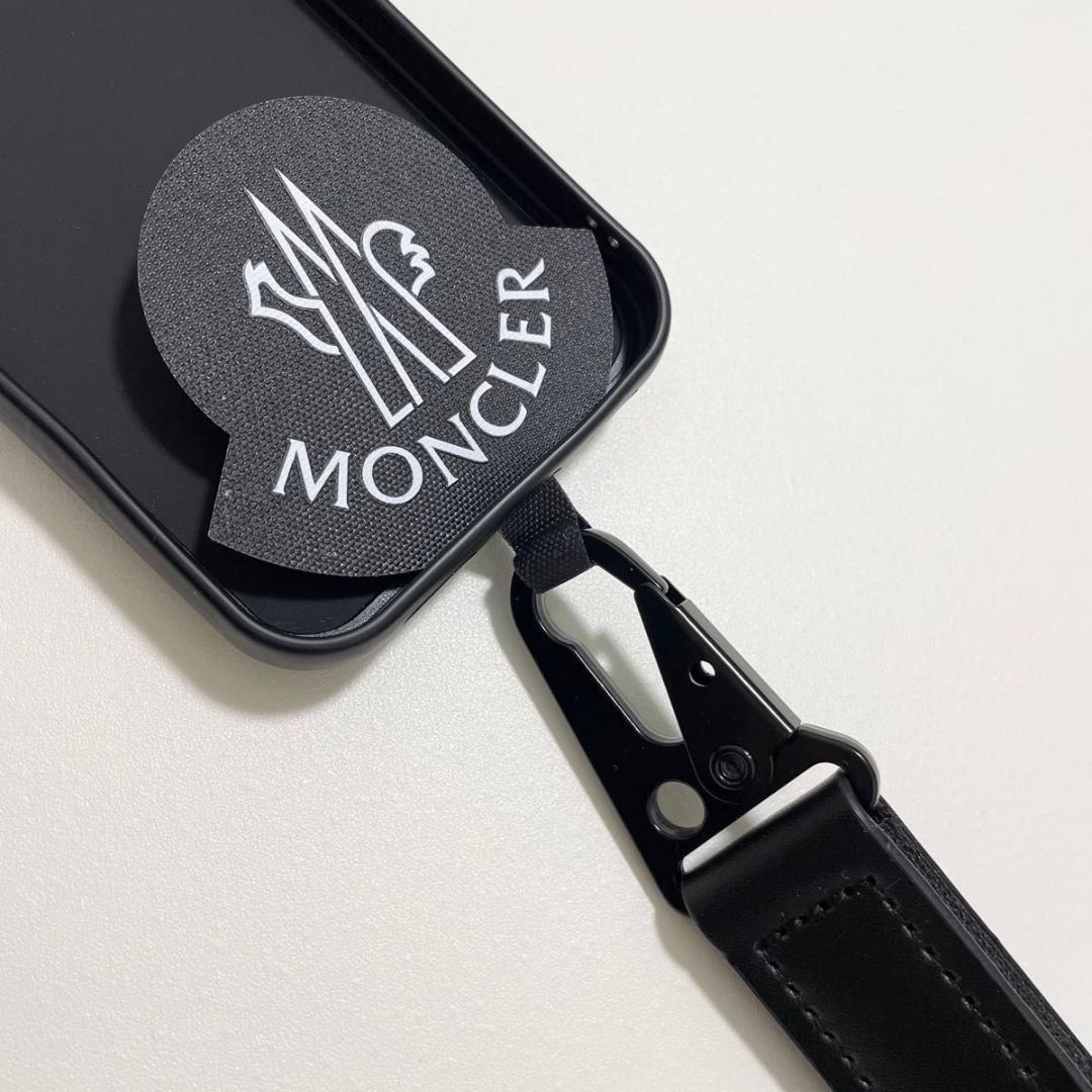 モンクレール iPhone15 Pro ケース キルティング 黒 新品未使用