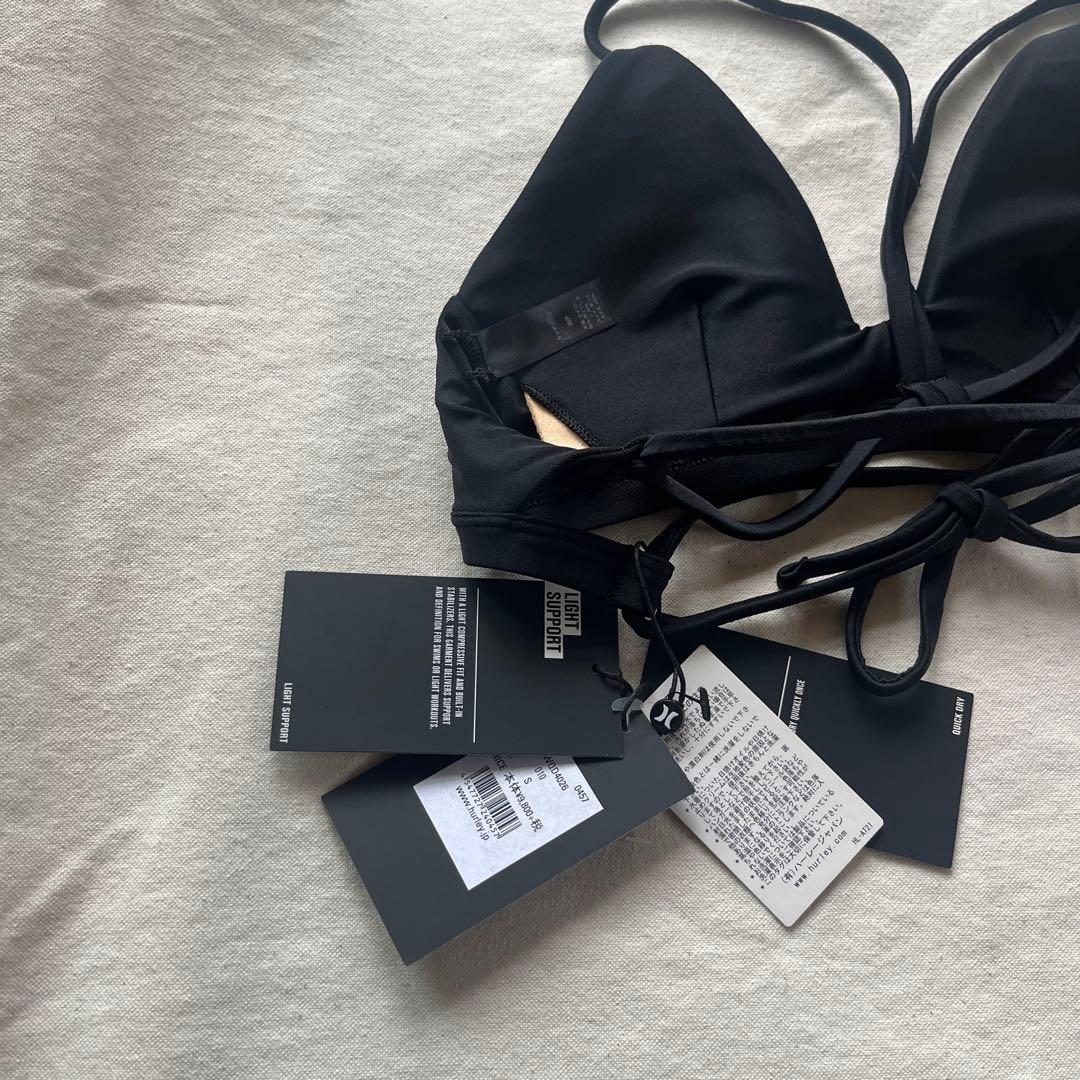 新品 HURLEY 水着 ビキニ BKクイックドライ ブラック S