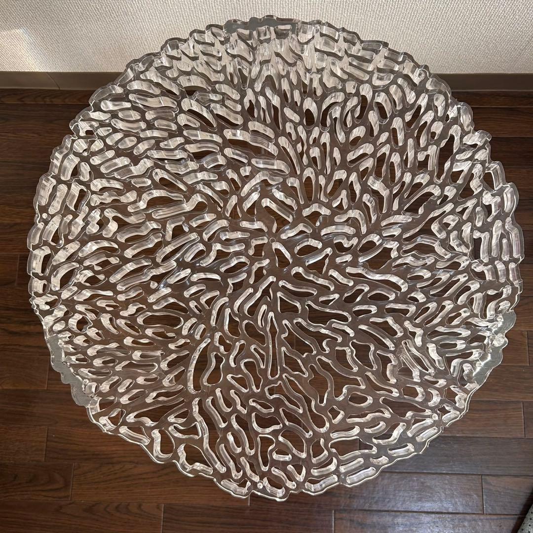 Kartell T-Table ハイ クリスタル