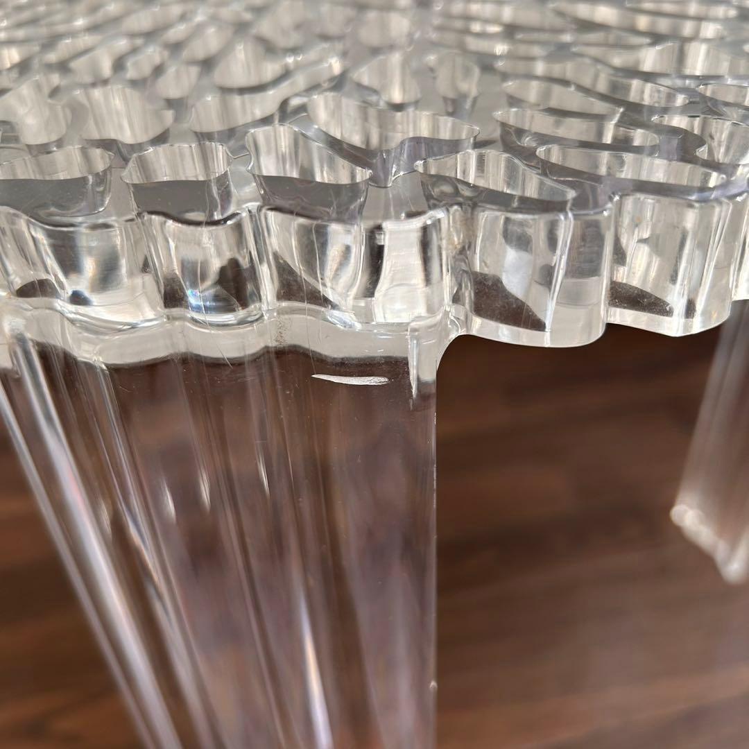 Kartell T-Table ハイ クリスタル
