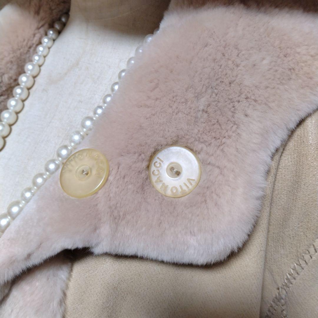 新同使用感無✩レッキス✩フード有✩リバーシブル✩ファーコート✩VITONACCI