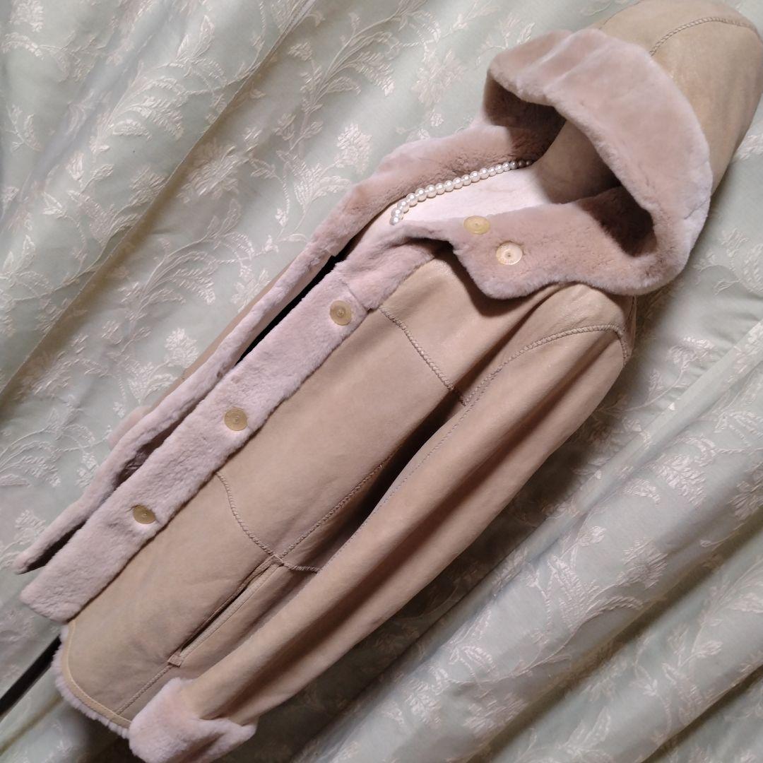 新同使用感無✩レッキス✩フード有✩リバーシブル✩ファーコート✩VITONACCI