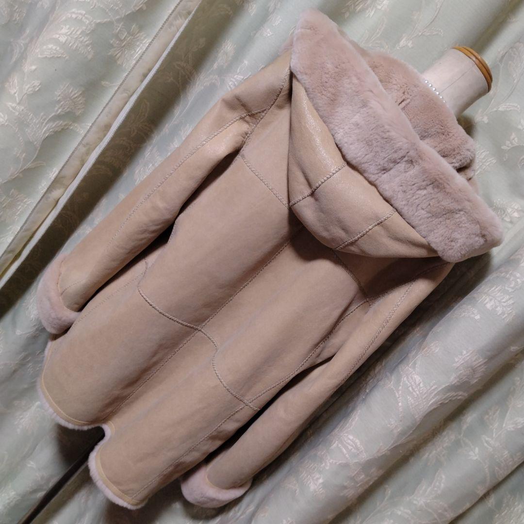 新同使用感無✩レッキス✩フード有✩リバーシブル✩ファーコート✩VITONACCI