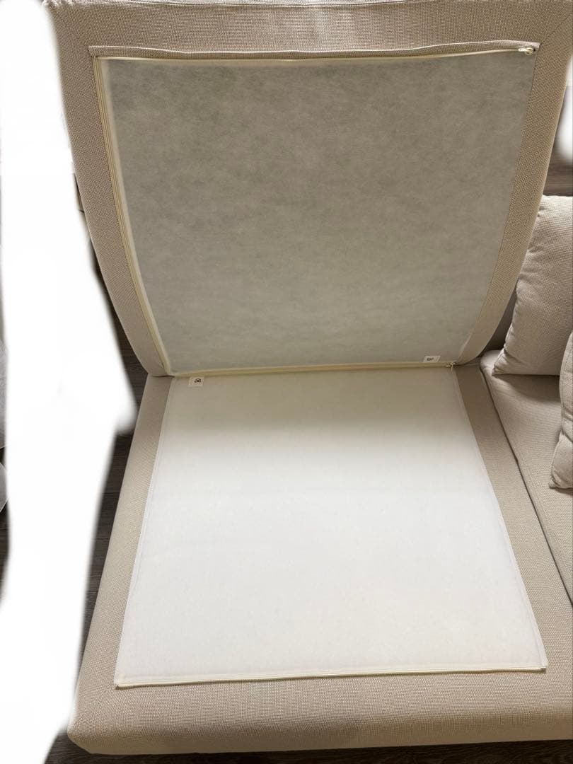 SÖDERHAMN 3人掛けソファ フリドゥナライトベージュ