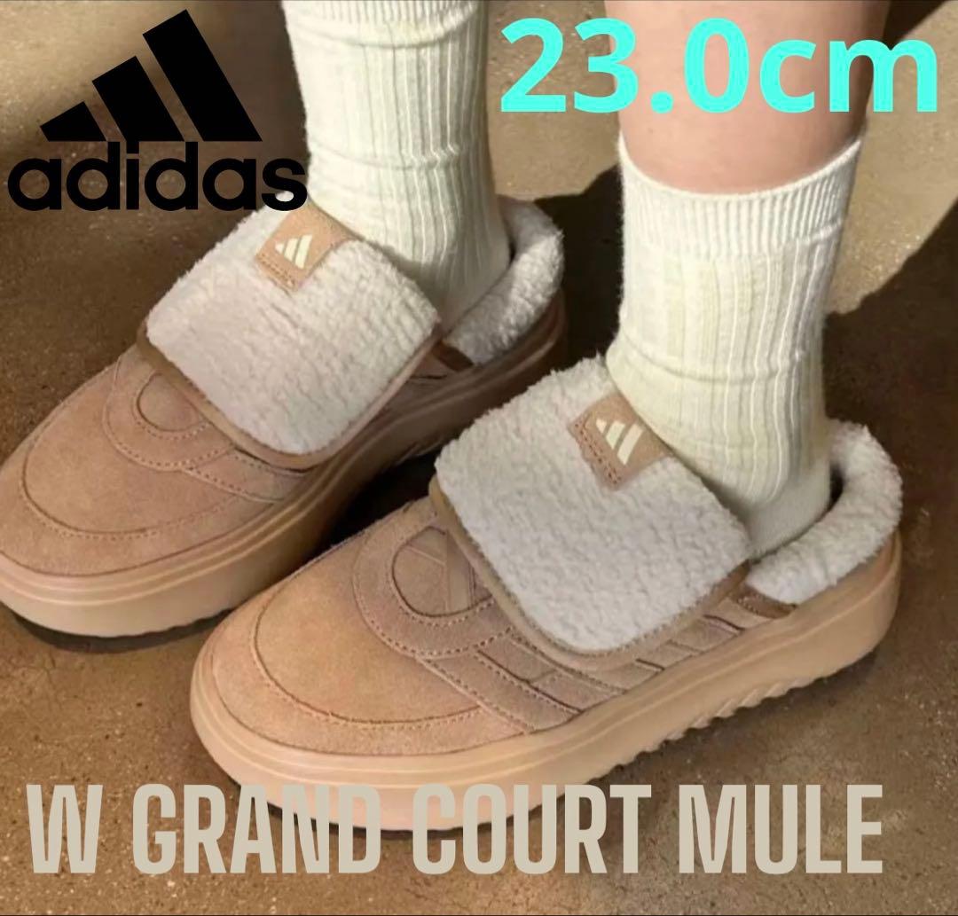なぁ さん用。adidas アディダス23.0㎝ ボア付き サンダル
