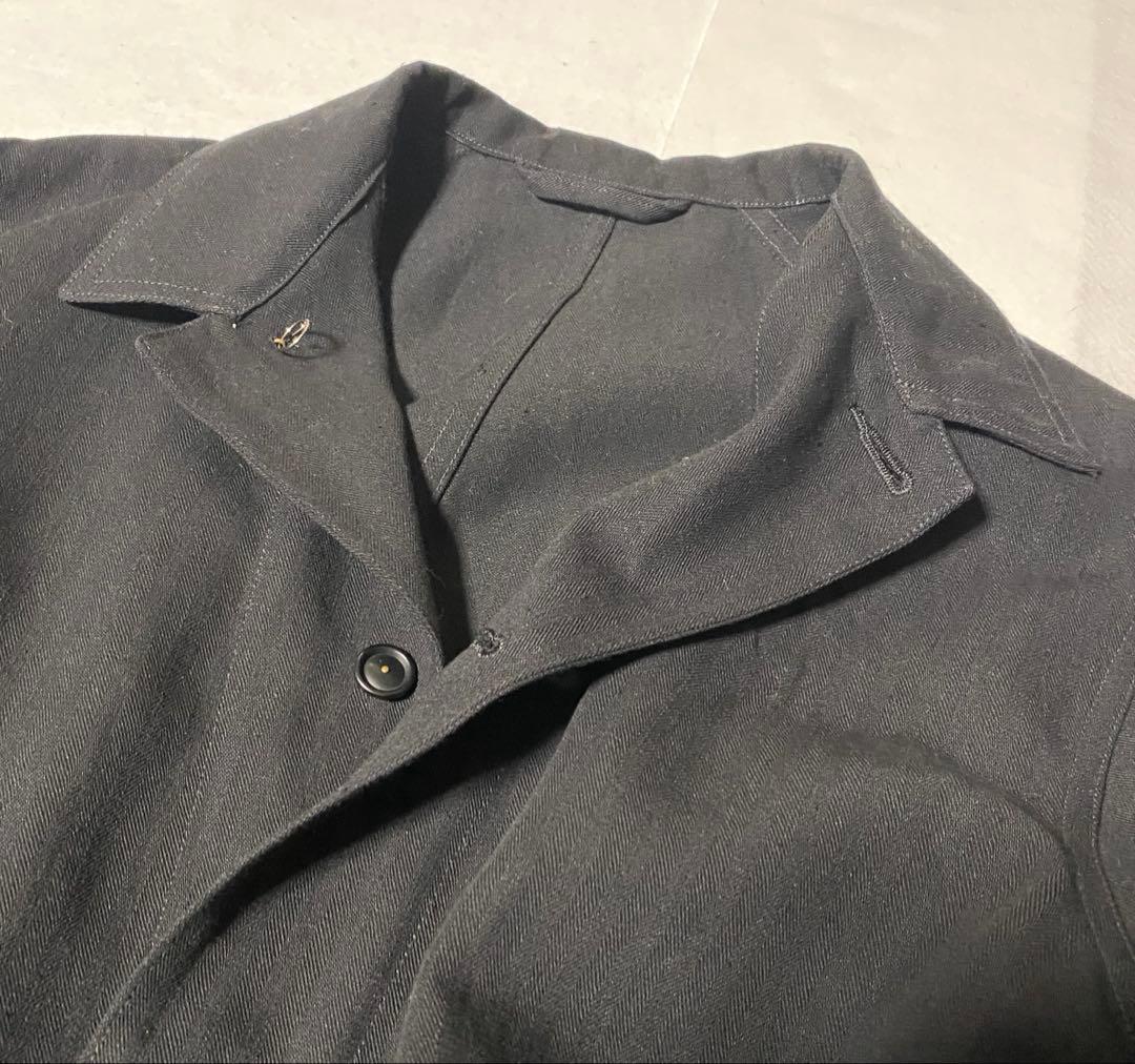 MAATEE&SONS マーティーアンドサンズ リネンジャケット 黒 サイズ3