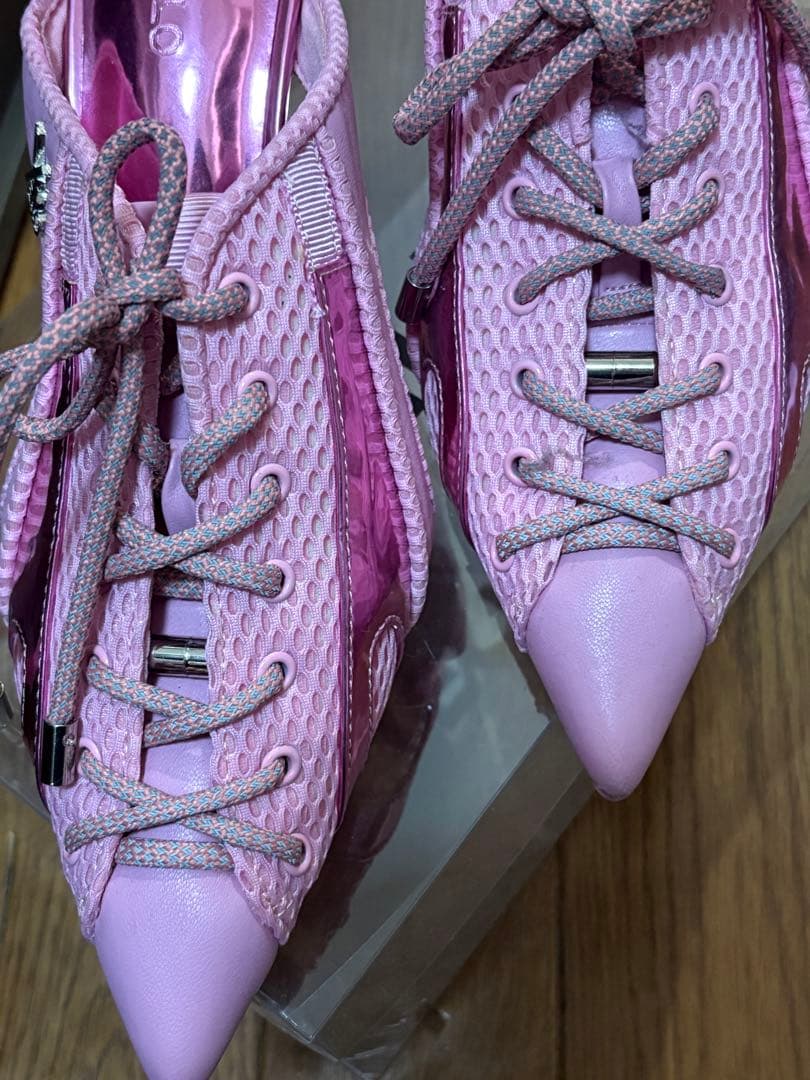 Yello スニーカーヒール ピンク