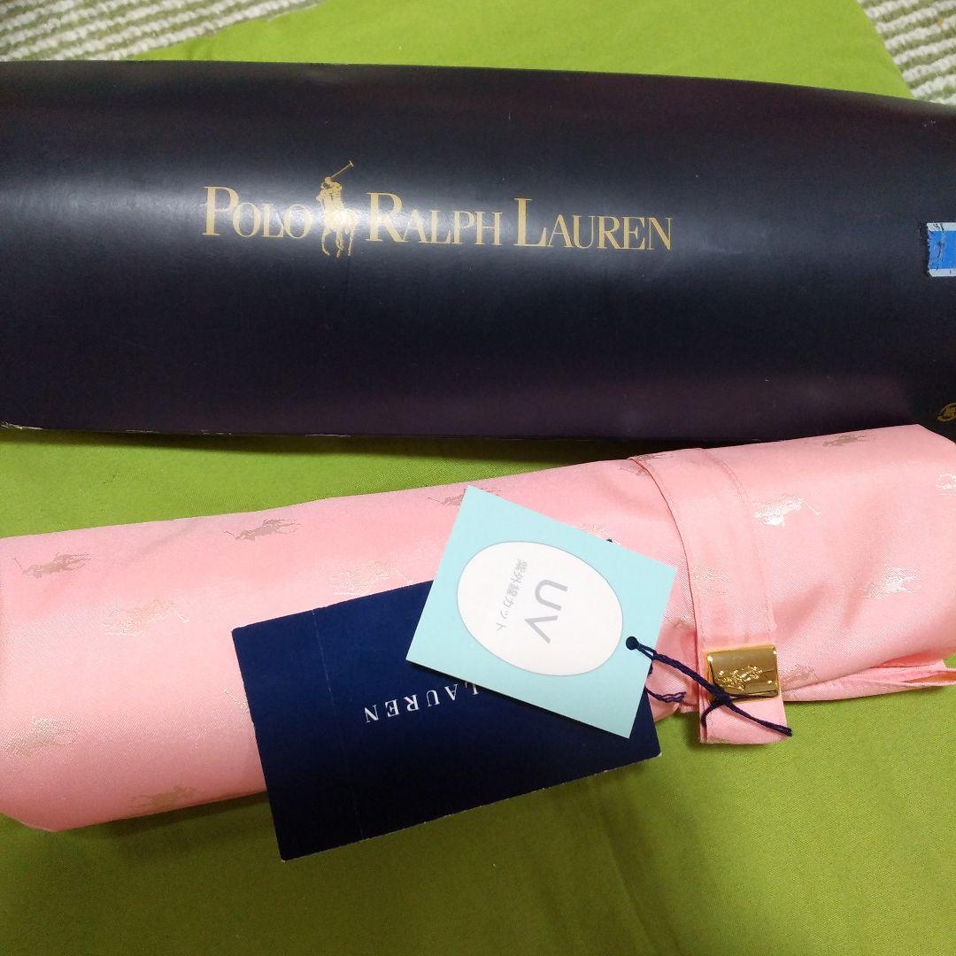 まめちゃん✨雨の日OKタグ付未使用✨ポロラルフローレン晴雨兼用折傘　ポロ