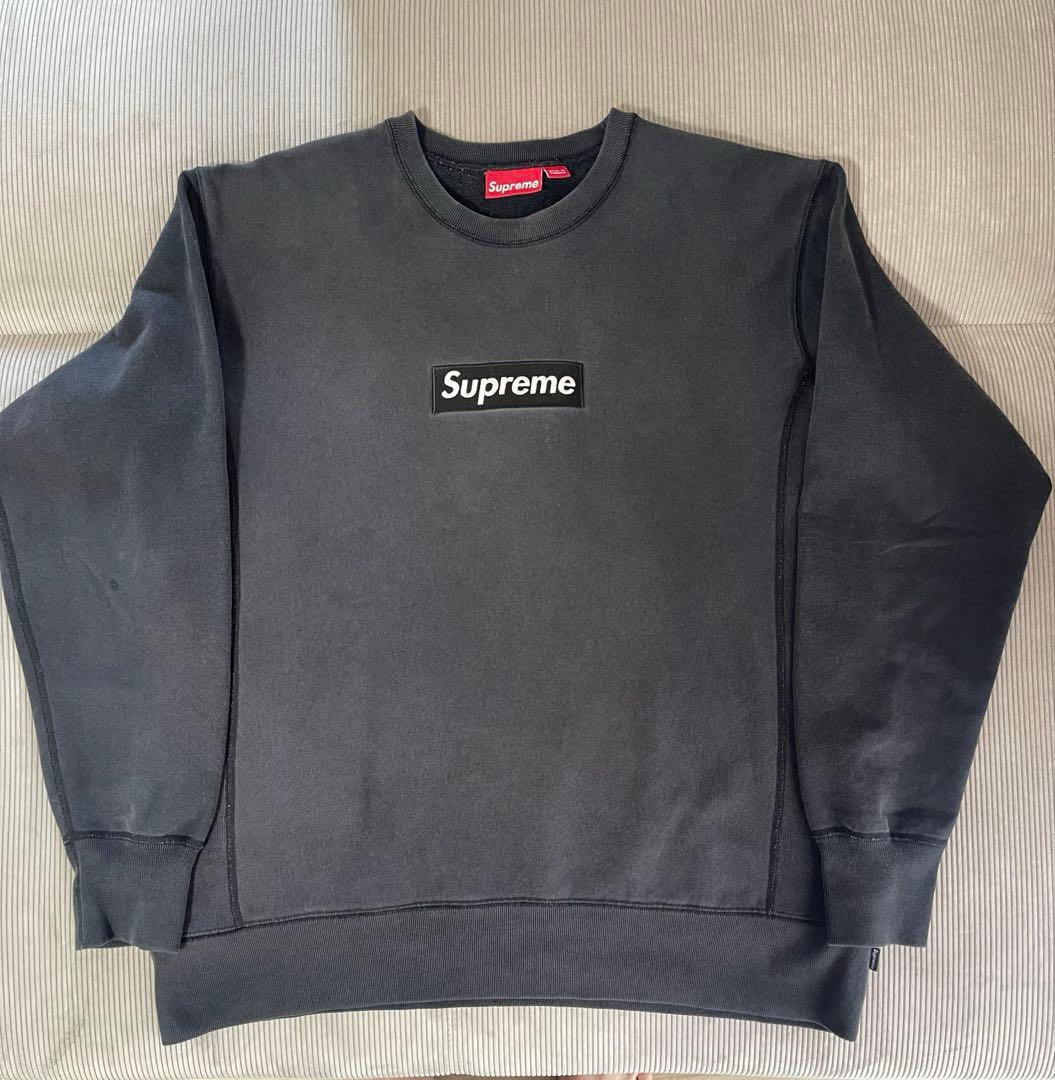 し*ん様 【初期】Supreme ボックスロゴ　XLブラック スウェット