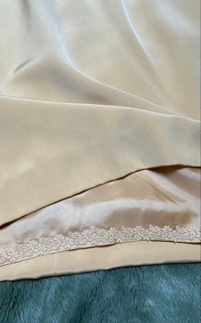 フォクシーイエローノースリーブ ワンピース