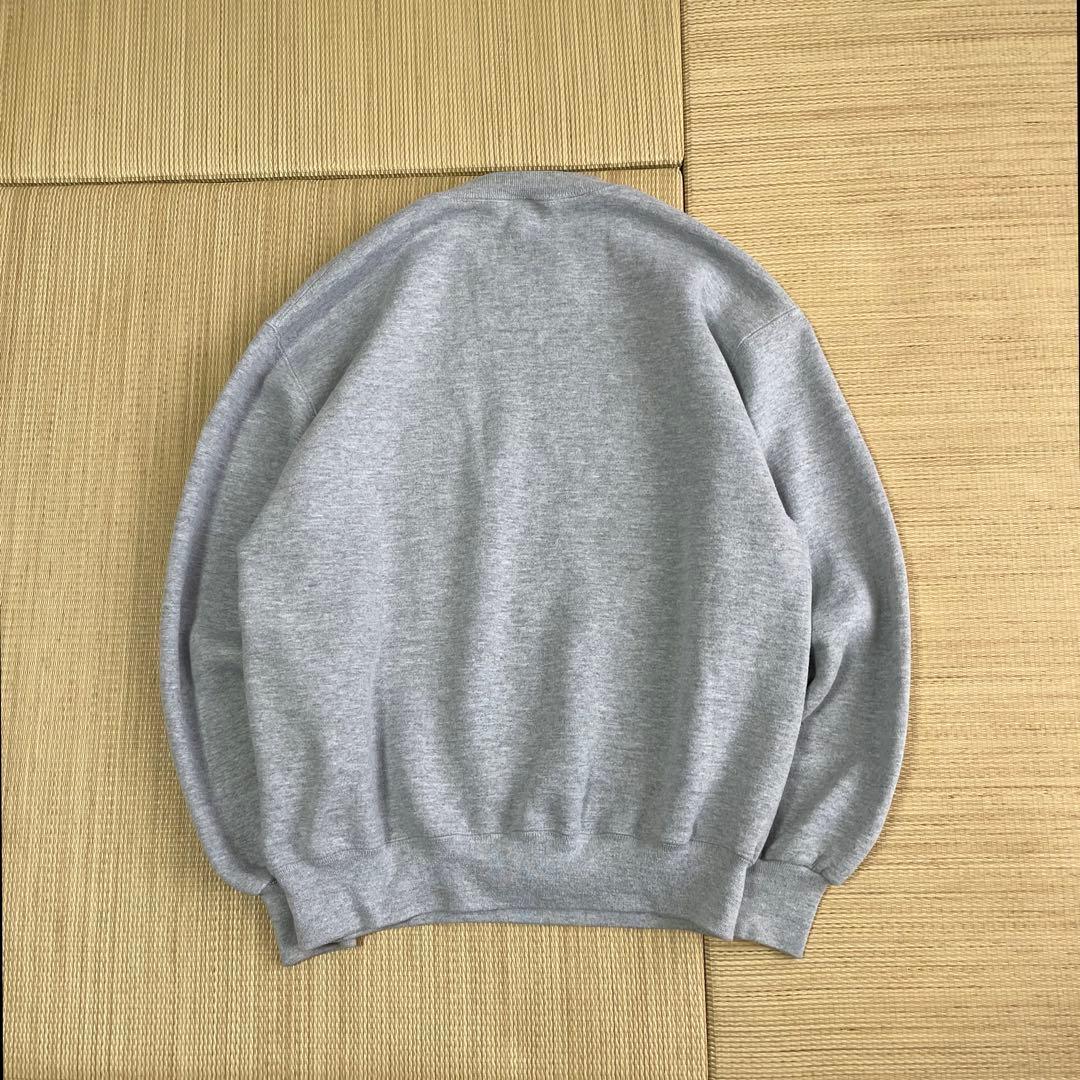 ら*様 90s USA製 ラッセルアスレチック 無地 ブランク スウェット グレ