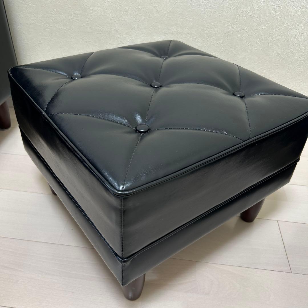 カリモク　60 オットマン ブラック　2個セット ※3月28日(金)に発送します