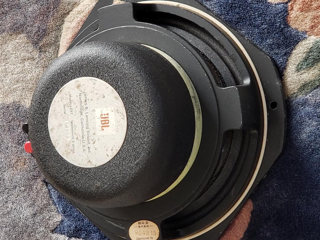【音出し確認済】JBL LE8T 8Ω　フルレンジスピーカー1台 USED