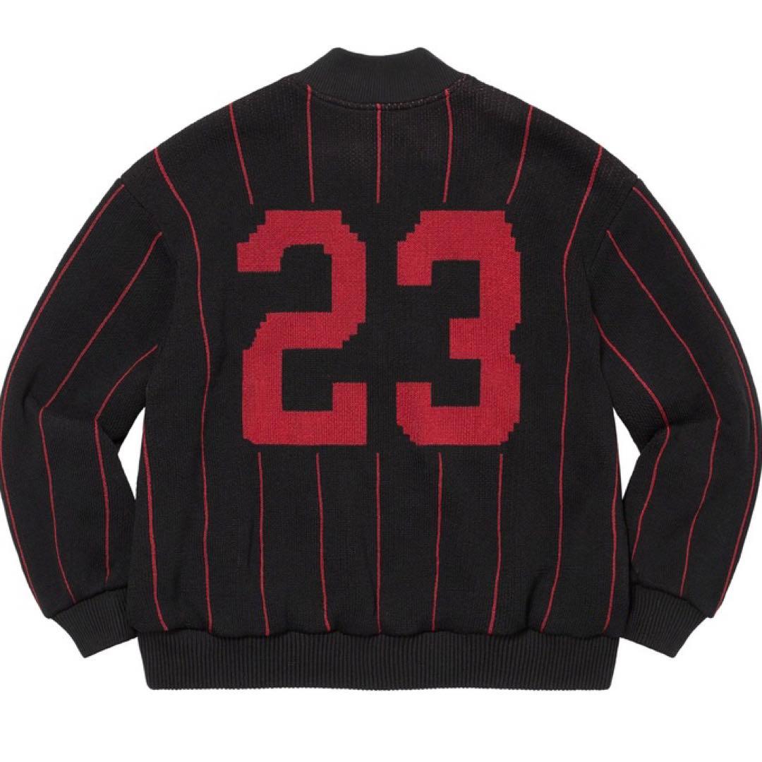 ジャケット・アウター Supreme Pinstripe Varsity Zip Up Sweater