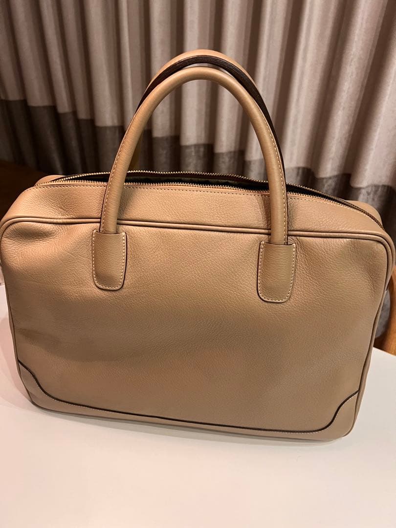 ※cottiさん専用※フェリージ Felisi ベージュレザー ビジネスバッグ