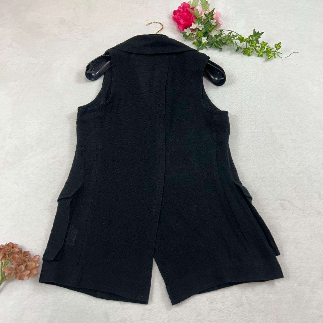 J760 S ヨウジヤマモト ジレ ベスト ブラック レディース