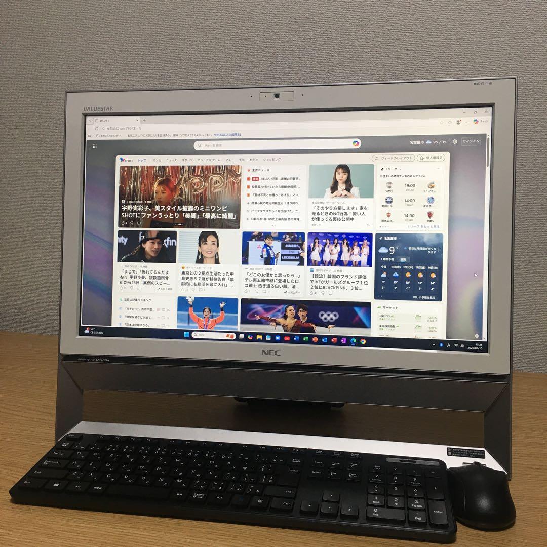 NEC VALUESTAR Win11 一体型 地デジ SSD デスクトップPC