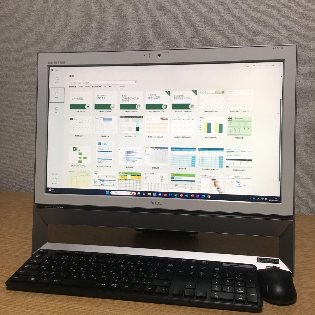 NEC VALUESTAR Win11 一体型 地デジ SSD デスクトップPC