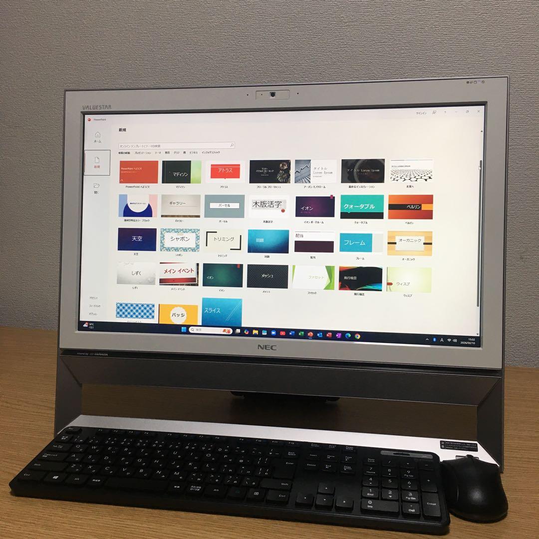 NEC VALUESTAR Win11 一体型 地デジ SSD デスクトップPC
