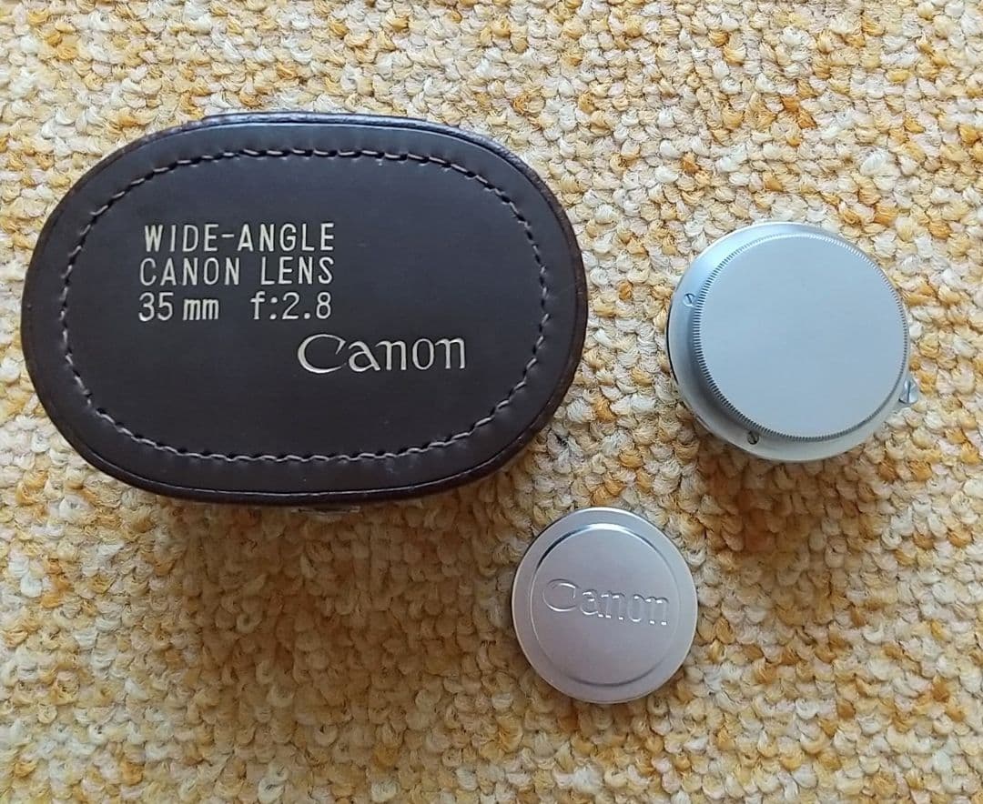 フィルムカメラ Canon WIDE-ANGLE 35mm f:2.8 No.28261