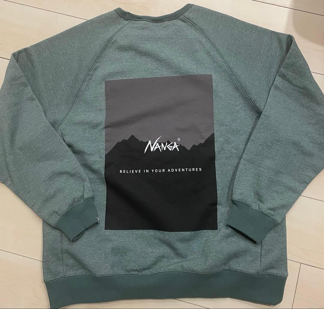 最終価格 新品未使用 NANGA×GrandPARK ナンガ スウェット