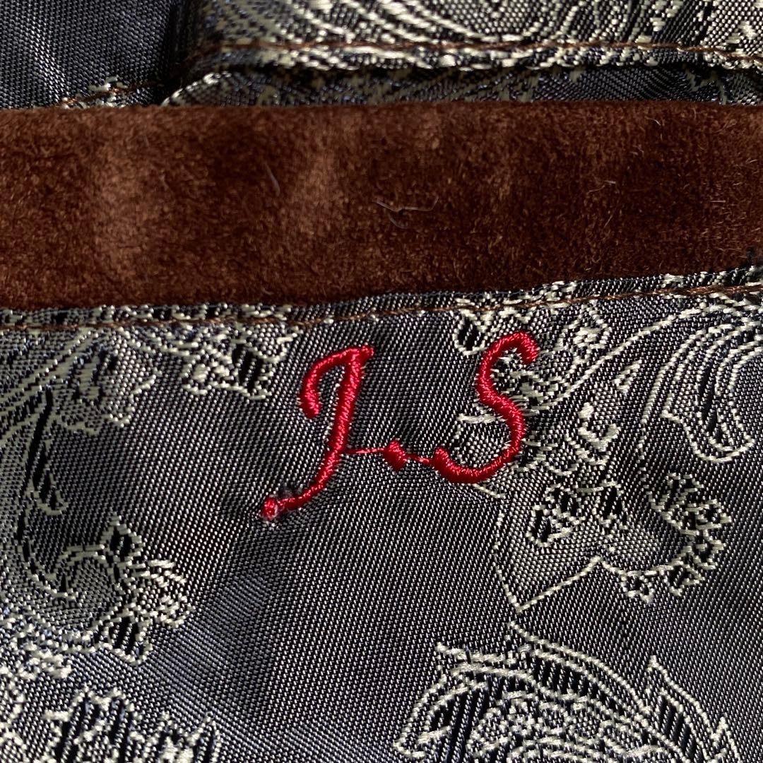 希少⭐︎ヴィンテージ レザーエルボーパッチ スエードカバーオール ペイズリー