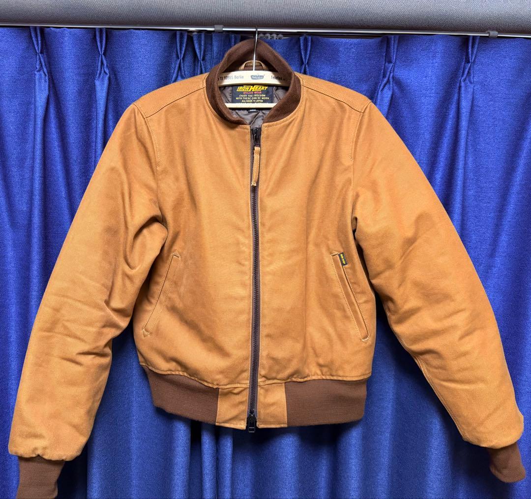 アイアンハート　L-2Bタイプコットンダックジャケット／ブラウン