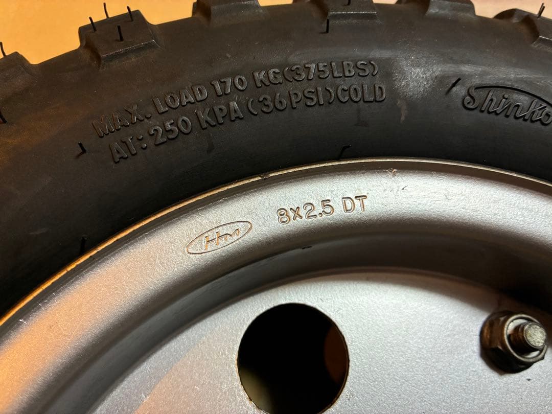 モンキー　ホイール 8インチ