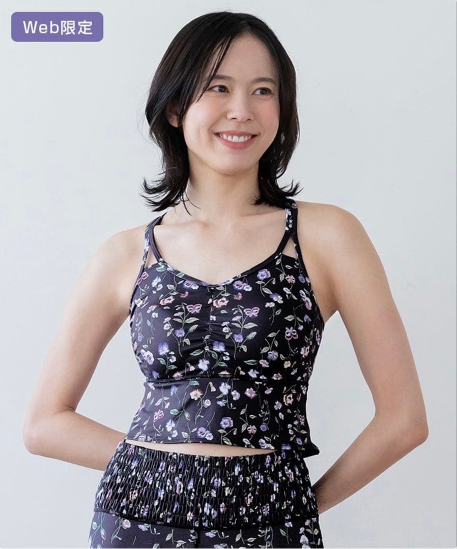 SUKALA スプリングフラワーフレアブラトップ パンジー Sサイズ