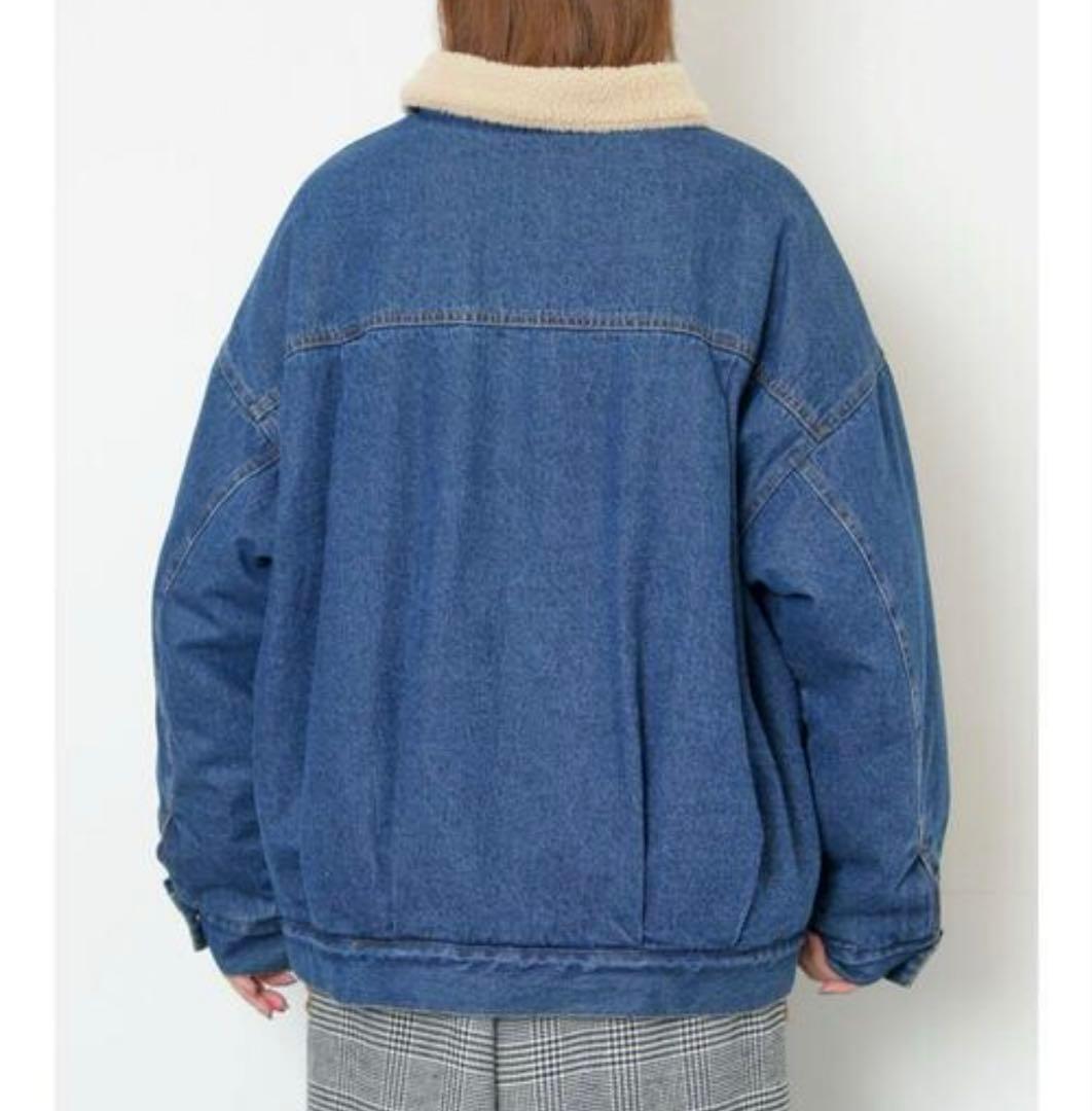 デニムボアジャケット　サマンサモスモス